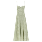 Charlotte | Women’s Floral Maxi Dress | Spaghetti Straps Panel Detail Wedding Guest Dress-Women Dress-Eltrendio