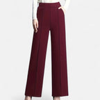 Women Trousers | High Waist Wide Leg Pants-Women Pants-Eltrendio
