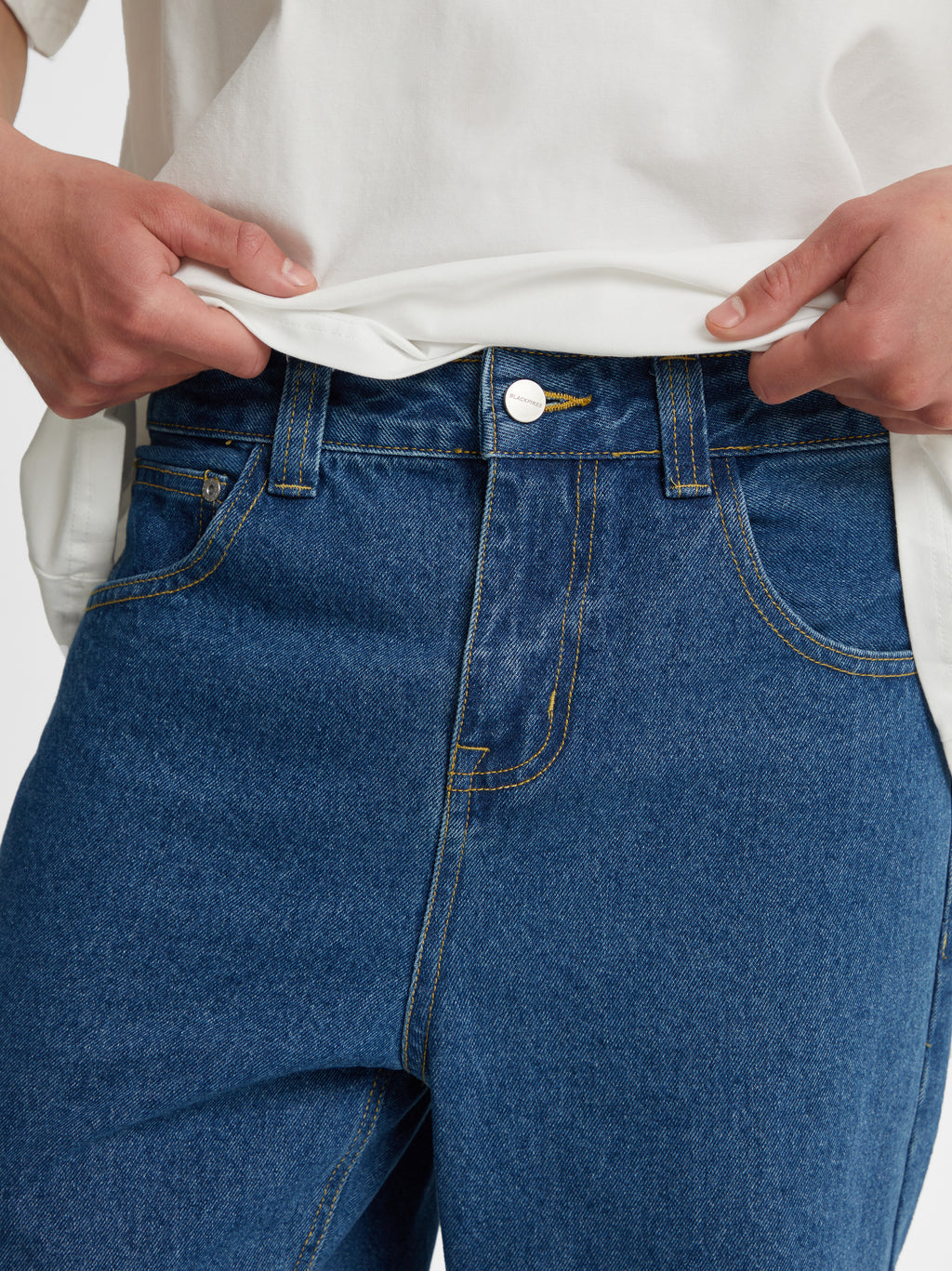 Eden | Men's Baggy Jeans | Wide Leg Raw Hem Y2K Style-Eltrendio