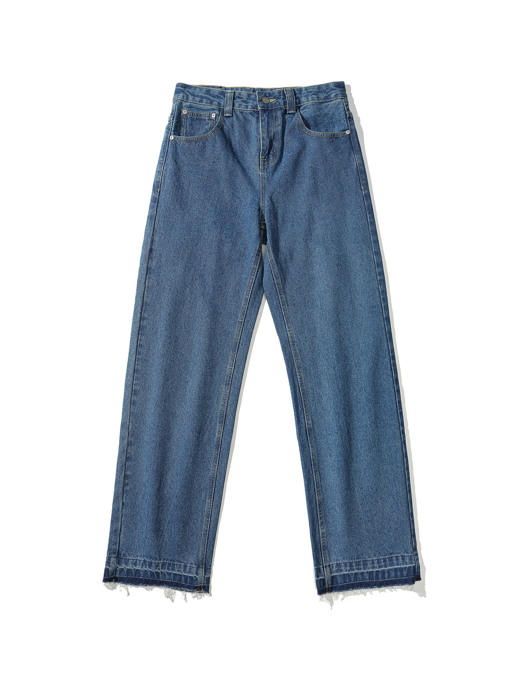 Eden | Men's Baggy Jeans | Wide Leg Raw Hem Y2K Style-Eltrendio