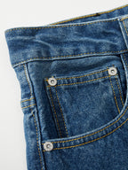 Eden | Men's Baggy Jeans | Wide Leg Raw Hem Y2K Style-Eltrendio