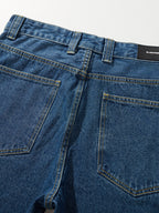 Eden | Men's Baggy Jeans | Wide Leg Raw Hem Y2K Style-Eltrendio