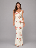Elena | Women’s Maxi Dress | Strappy Floral Wedding Guest-Women Dress-Eltrendio