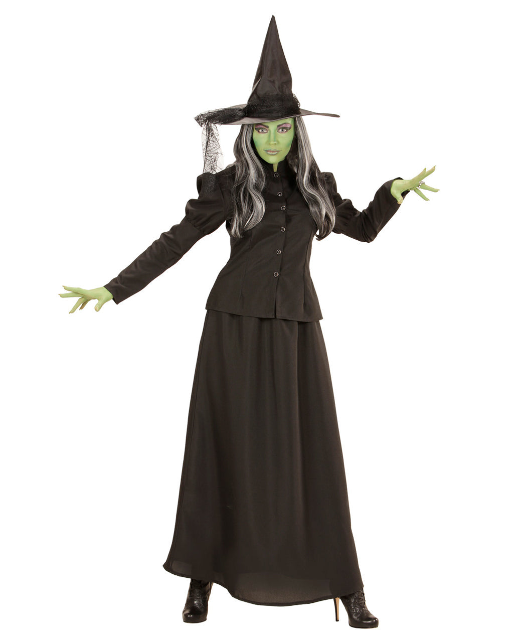 Agnes | Women's Witch Costume | With Hat-Eltrendio