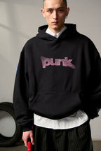Aiden | Unisex Printed Cropped Hoodie | Oversized Fleece Lined-Eltrendio