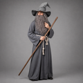 Albus | Men's Wizard Robe Costume | With Hat-Eltrendio