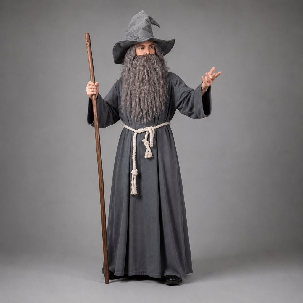 Albus | Men's Wizard Robe Costume | With Hat-Eltrendio