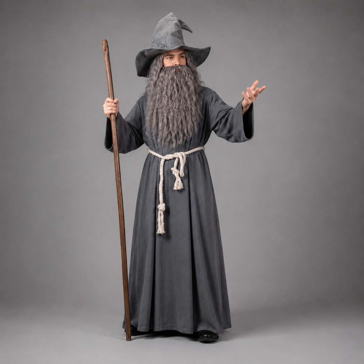 Albus | Men's Wizard Robe Costume | With Hat-Eltrendio