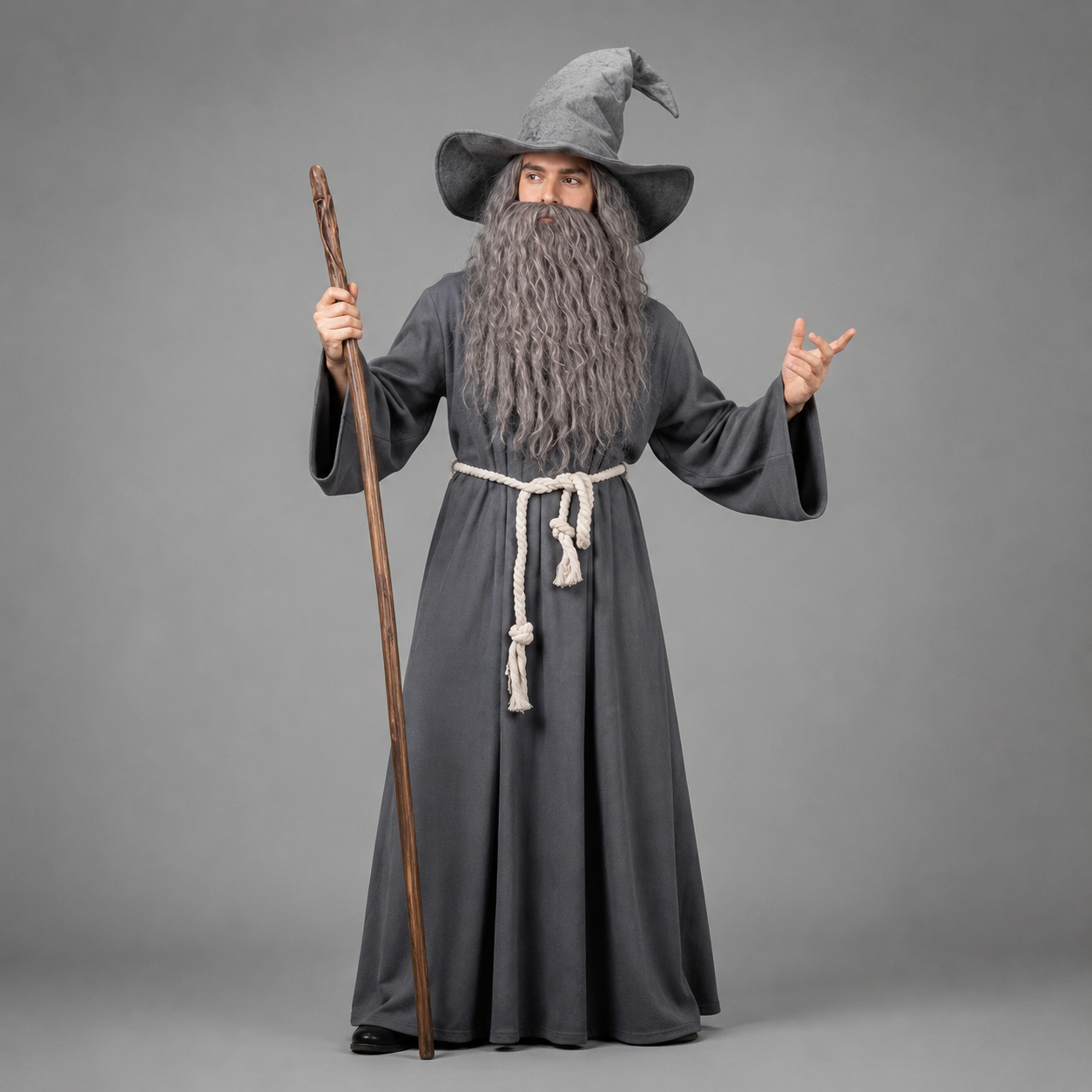Albus | Men's Wizard Robe Costume | With Hat-Eltrendio
