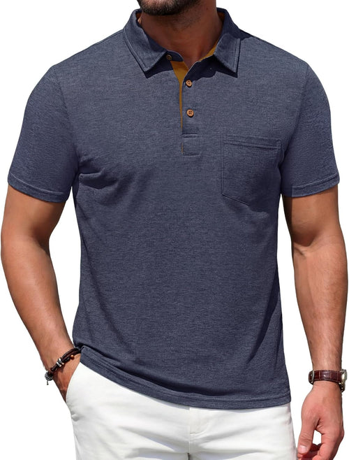 Alfie | Men's Polo Shirt | Chest Pocket · Eltrendio