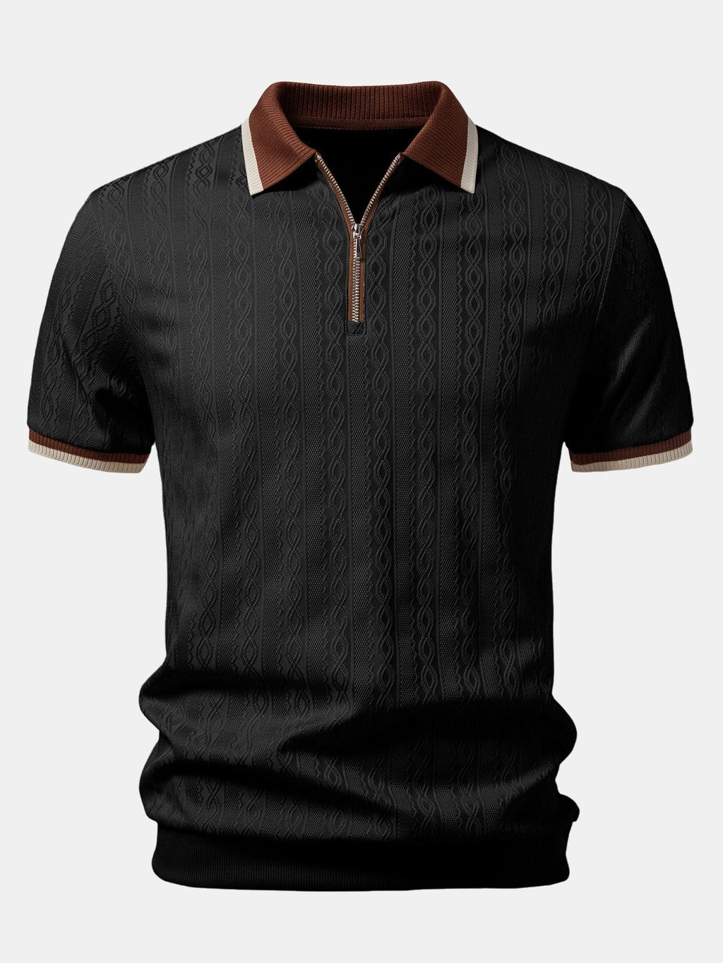 Alfie | Men's Classic Shirt | Zip Neck · Eltrendio