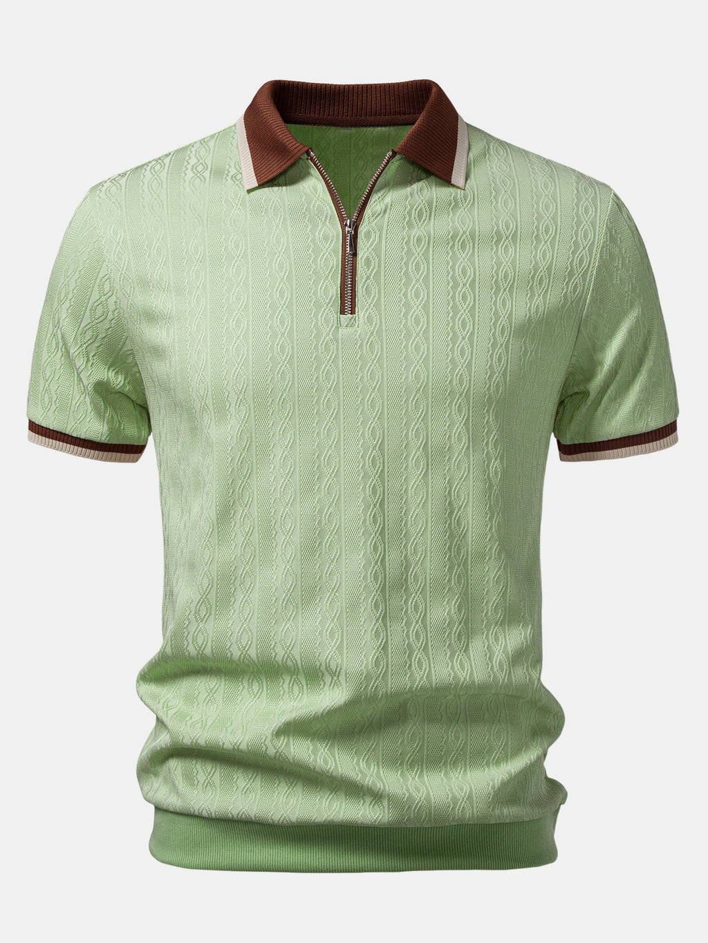 Alfie | Men's Classic Shirt | Zip Neck · Eltrendio