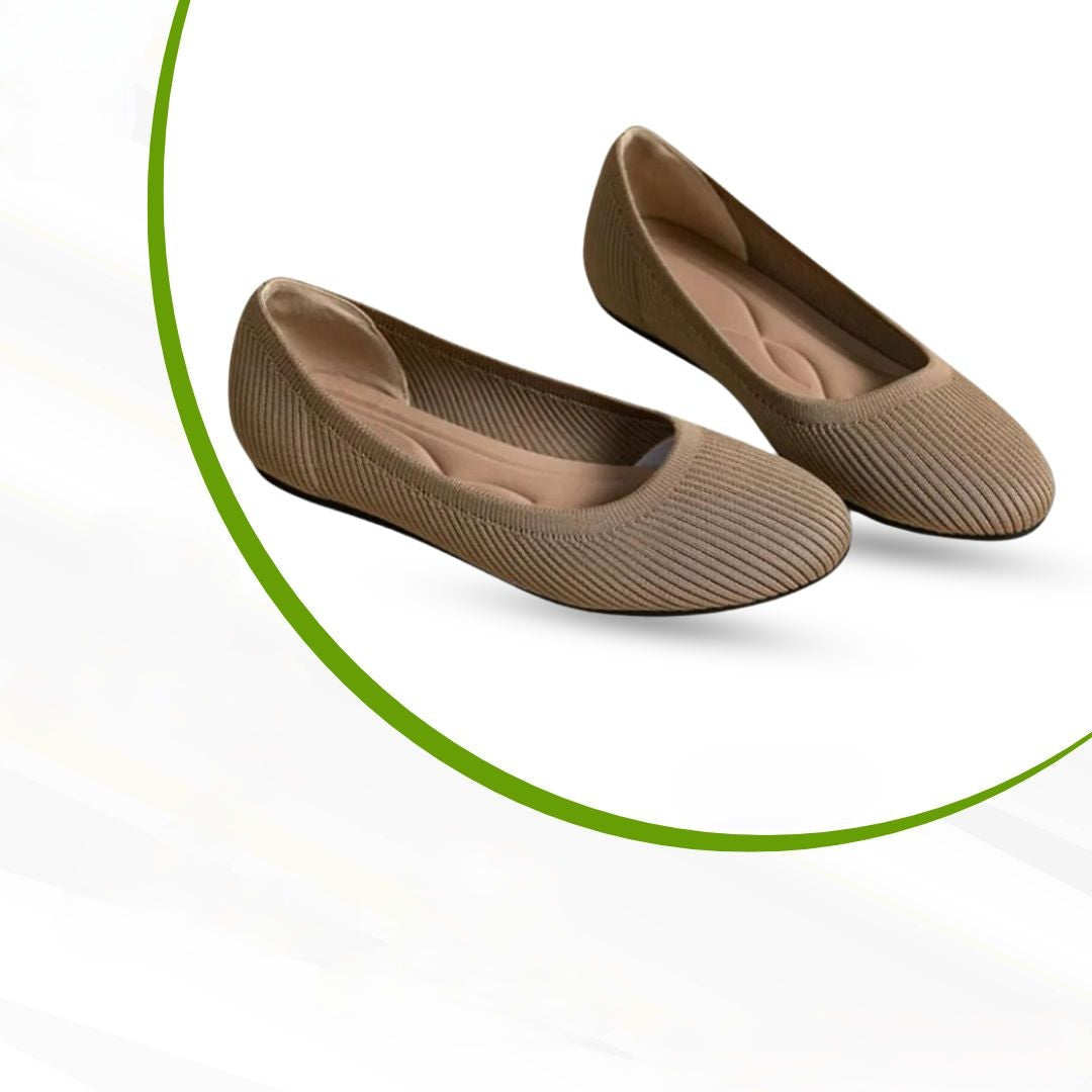 Alina | Damen Frühlings Alltags-Ballerinas · Eltrendio