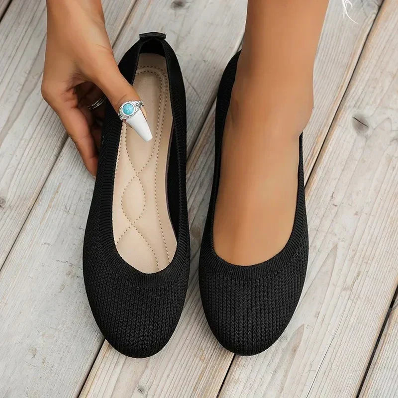 Alina | Damen Frühlings Alltags-Ballerinas · Eltrendio