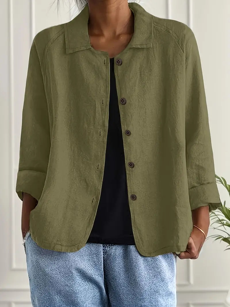 Amara | Women's Button-Up Shirt | Collared · Eltrendio