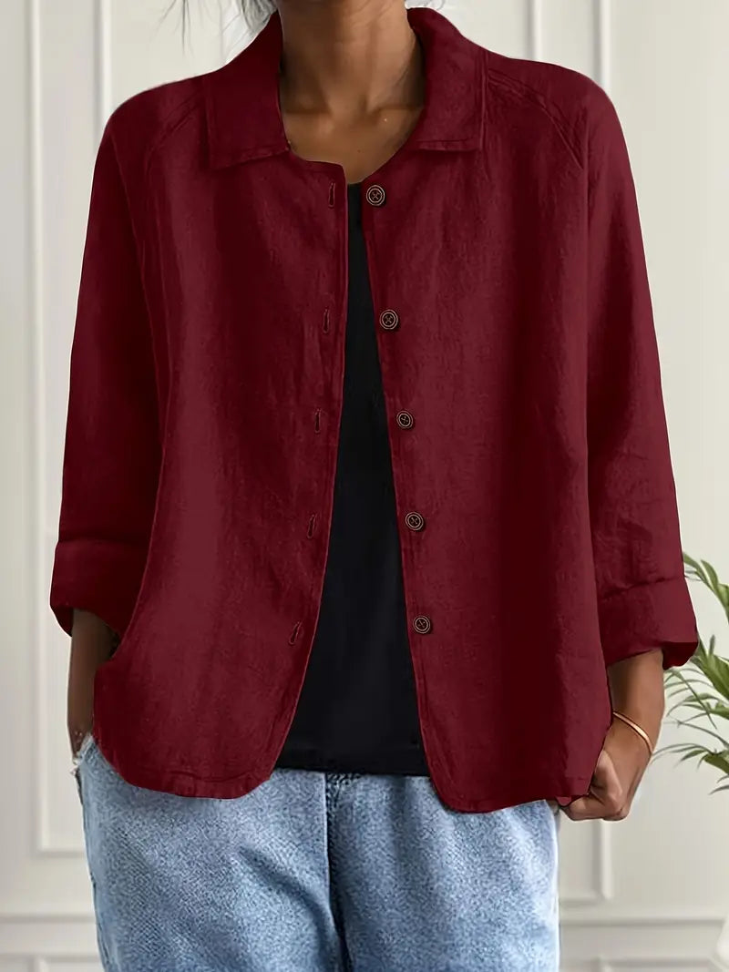Amara | Women's Button-Up Shirt | Collared · Eltrendio