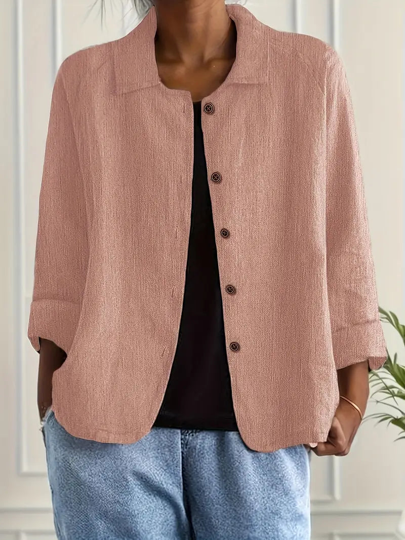 Amara | Women's Button-Up Shirt | Collared · Eltrendio