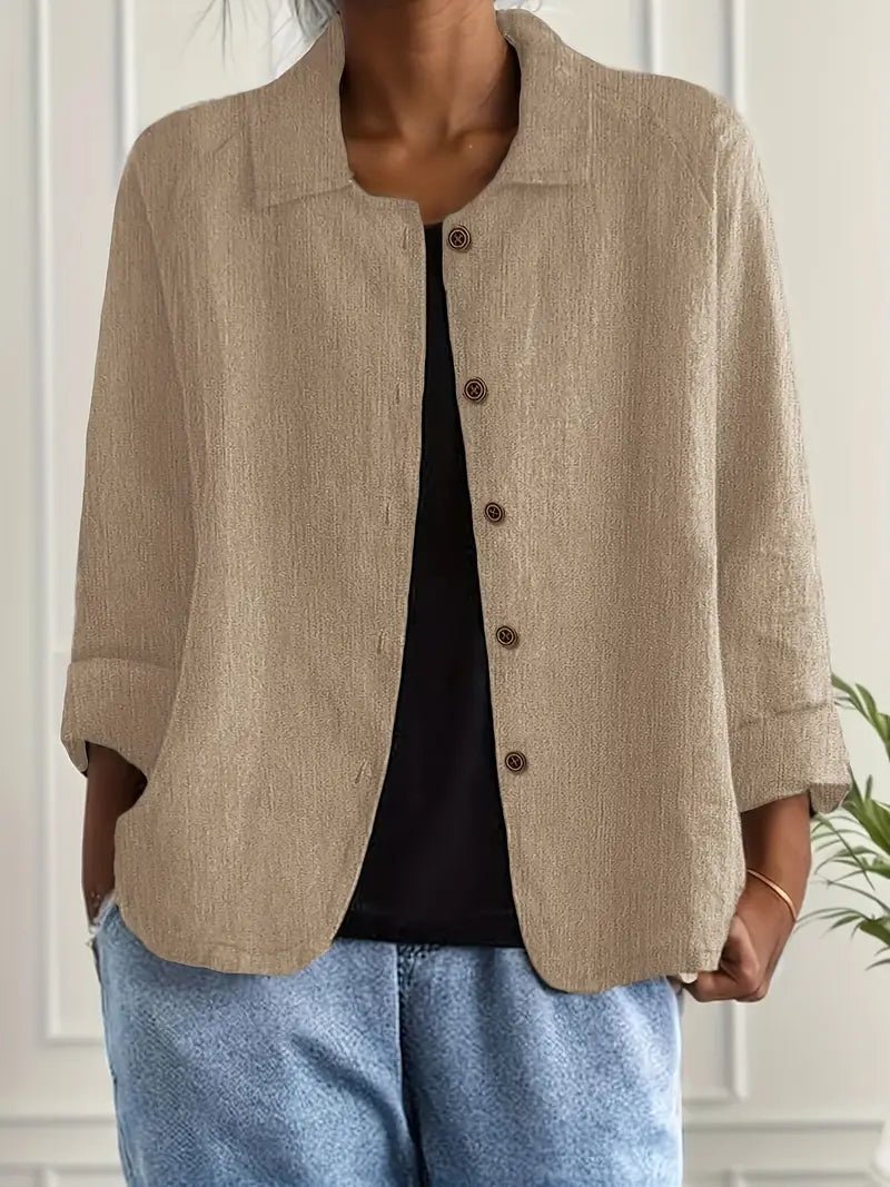 Amara | Women's Button-Up Shirt | Collared · Eltrendio