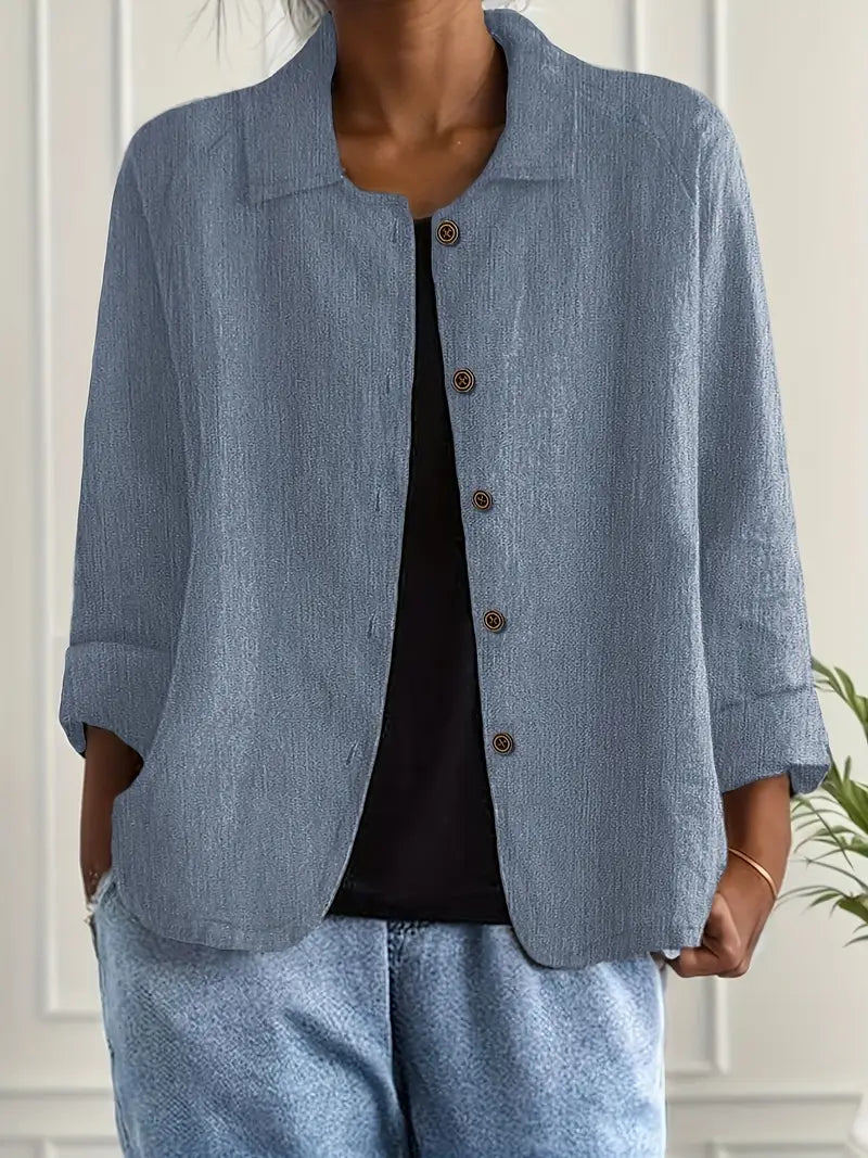 Amara | Women's Button-Up Shirt | Collared · Eltrendio
