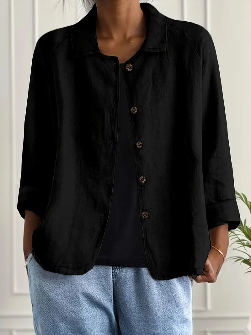 Amara | Women's Button-Up Shirt | Collared · Eltrendio