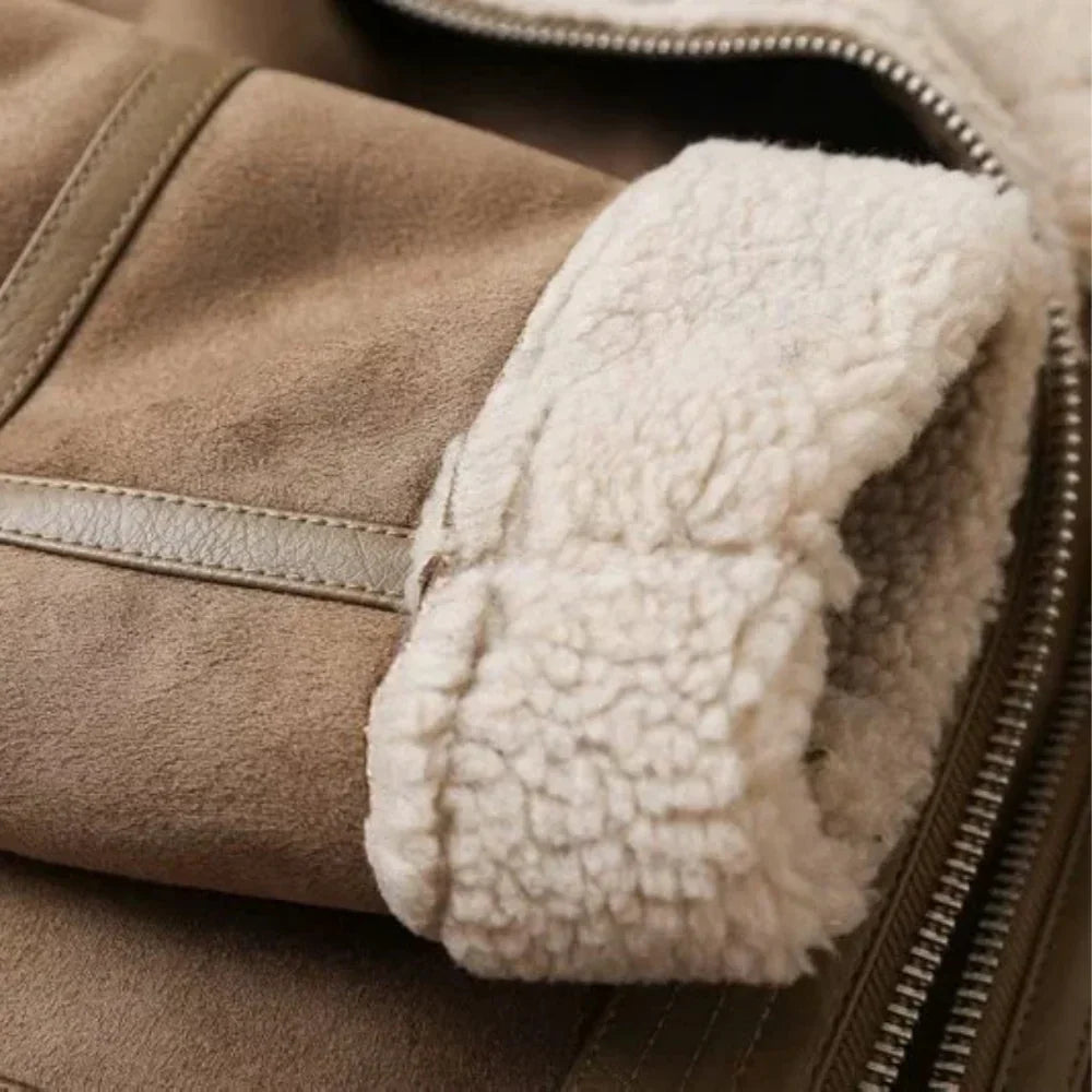 Amelia | Women's Biker Jacket | Shearling-Lined · Eltrendio