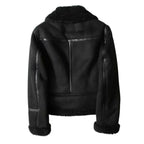 Amelia | Women's Biker Jacket | Shearling-Lined · Eltrendio