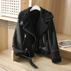 Amelia | Women's Biker Jacket | Shearling-Lined · Eltrendio