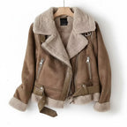 Amelia | Women's Biker Jacket | Shearling-Lined · Eltrendio
