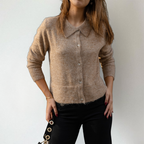 Amelia | Women's Collared Cardigan | Button-Front · Eltrendio
