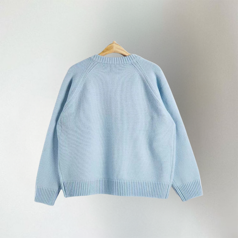 Amelia | Women's Crewneck Cardigan | Button-Front · Eltrendio