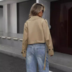 Amelia | Women's Cropped Jacket | Double-Breasted · Eltrendio