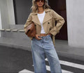 Amelia | Women's Cropped Jacket | Double-Breasted · Eltrendio
