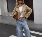 Amelia | Women's Cropped Jacket | Double-Breasted · Eltrendio