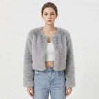 Amelia | Women's Cropped Jacket | Open Front · Eltrendio