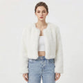 Amelia | Women's Cropped Jacket | Open Front · Eltrendio