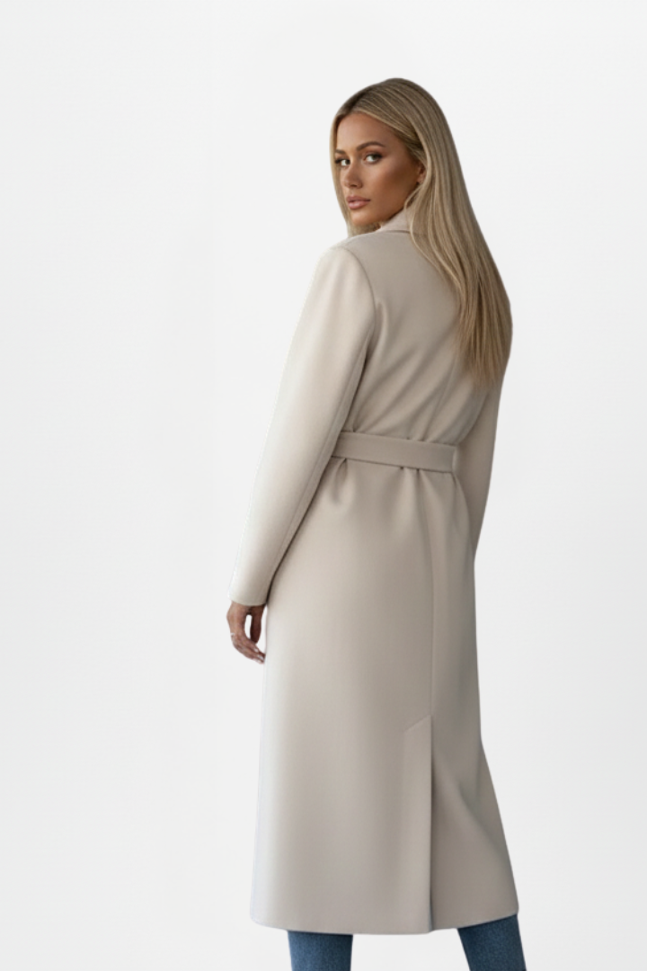 Amelia | Women's Double-Breasted Coat | Belted · Eltrendio