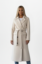 Amelia | Women's Double-Breasted Coat | Belted · Eltrendio