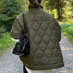 Amelia | Women's Half-Zip Cape | Quilted · Eltrendio