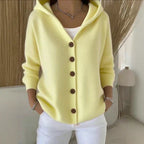 Amelia | Women's Hooded Cardigan | Button-Front · Eltrendio