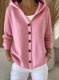 Amelia | Women's Hooded Cardigan | Button-Front · Eltrendio