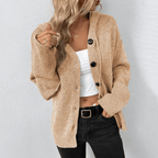 Amelia | Women's Hooded Cardigan | Button-Front · Eltrendio