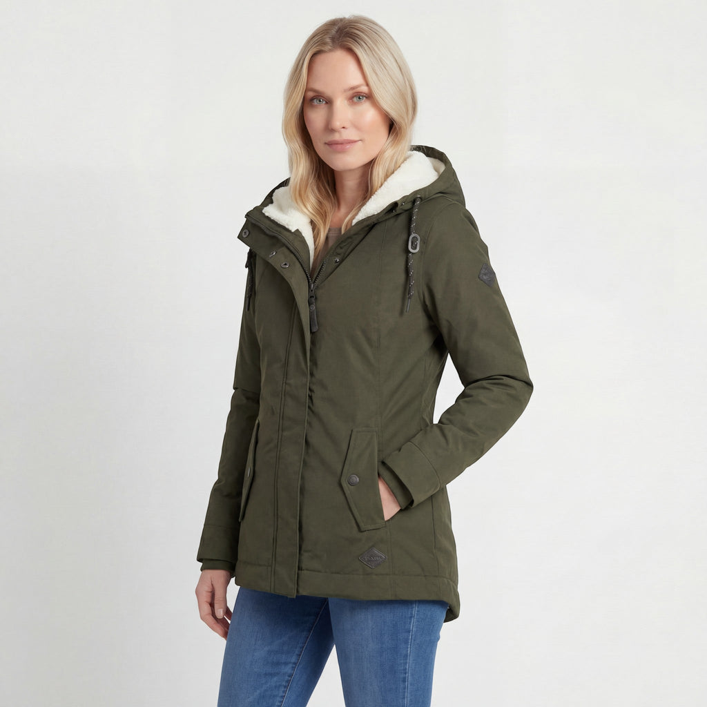 Amelia | Women's Hooded Parka | Fleece-Lined · Eltrendio