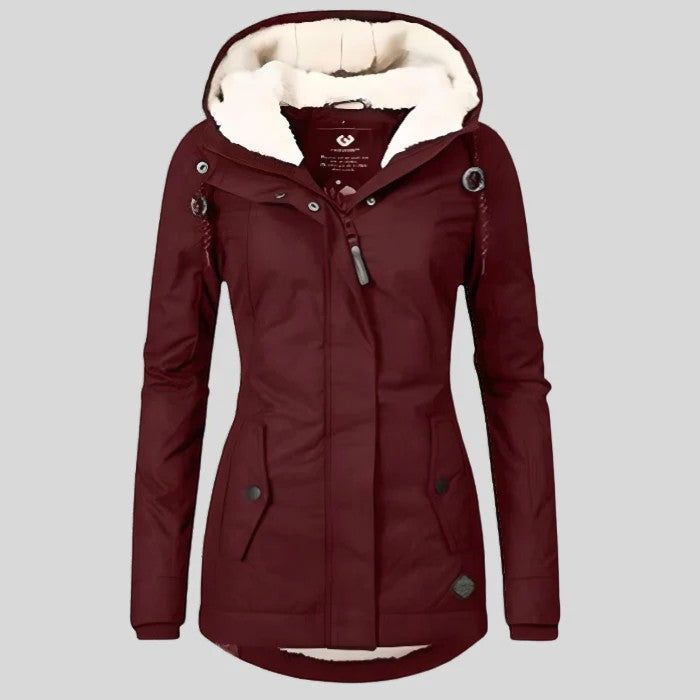 Amelia | Women's Hooded Parka | Fleece-Lined · Eltrendio