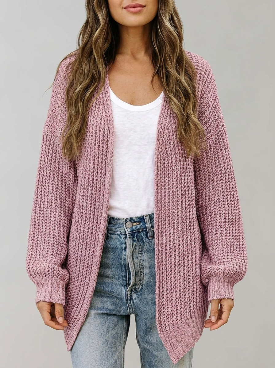 Amelia | Women's Oversized Cardigan | Chunky Knit · Eltrendio