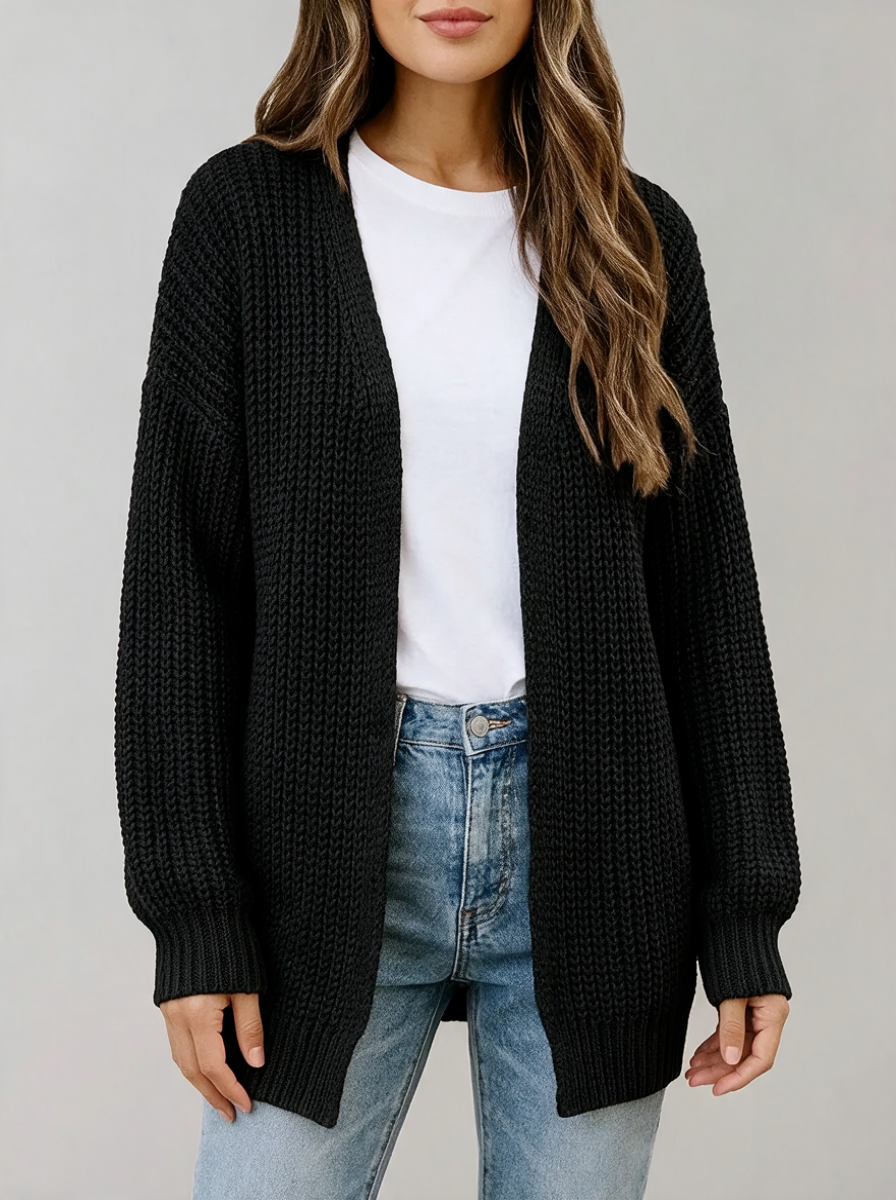 Amelia | Women's Oversized Cardigan | Chunky Knit · Eltrendio