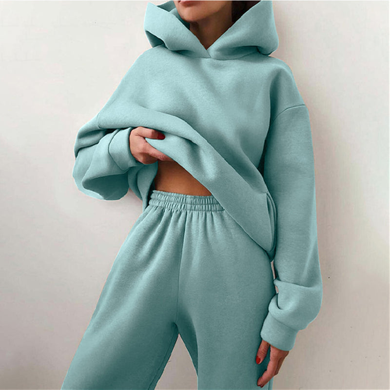 Amelia | Women's Oversized Hoodie Tracksuit | Fleece-Lined · Eltrendio
