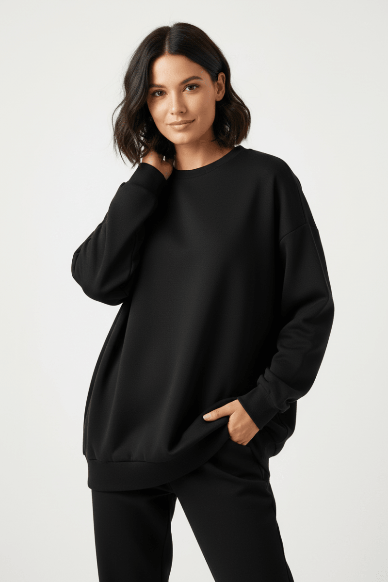 Amelia | Women's Oversized Sweatshirt | Crewneck · Eltrendio