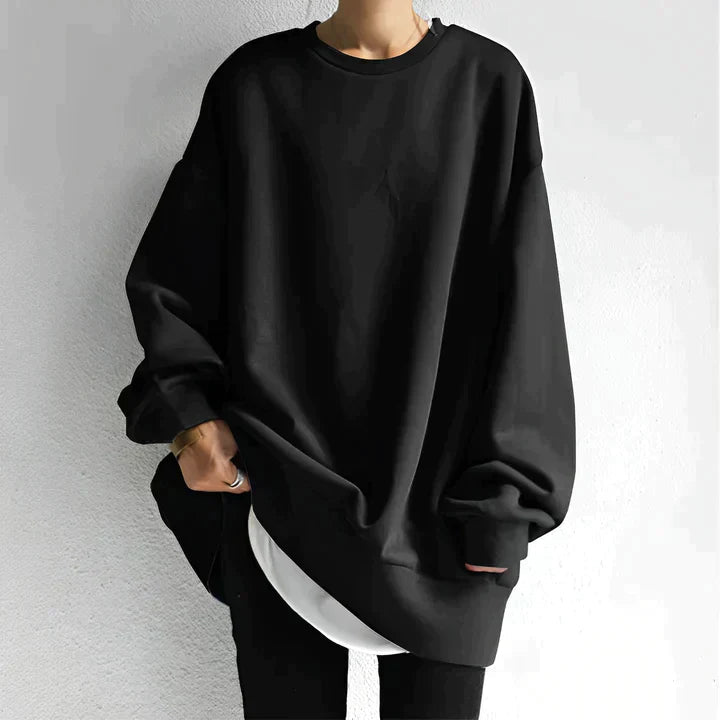 Amelia | Women's Oversized Sweatshirt | Crewneck · Eltrendio