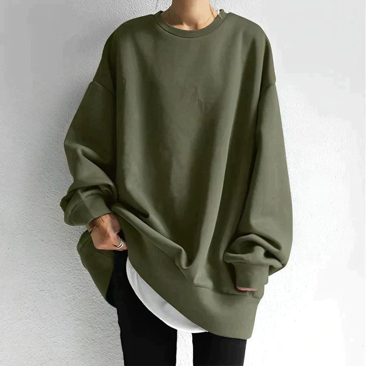 Amelia | Women's Oversized Sweatshirt | Crewneck · Eltrendio