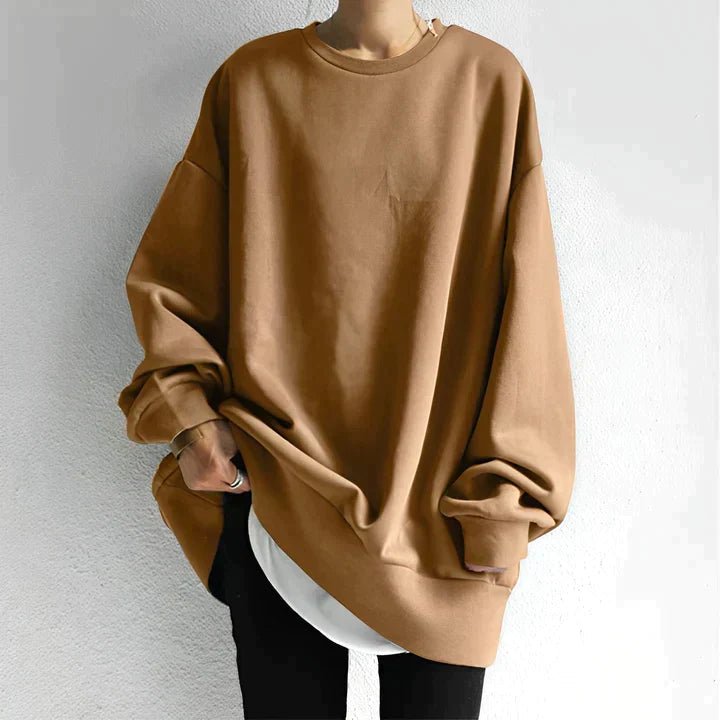 Amelia | Women's Oversized Sweatshirt | Crewneck · Eltrendio
